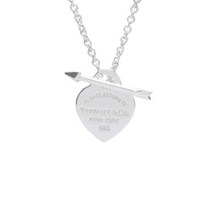 TIFFANY&CO(티파니앤코) 명품실버 러브스트럭 하트 태그 펜던트 목걸이 70878208