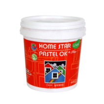 삼화 홈스타파스텔OK플러스 반광 1L 0.4L 친환경 목재 철재 몰딩 방문 페인트하다, 연두