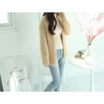 성인용 대바늘 캔디 가디건 패키지