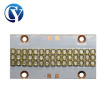 젤램프 경화기 네일기계 UV램프 UV LED PCB 135W Higt 전원 모듈 빛 3535 3W 석 영 렌즈 램프 구슬 365nm 385nm 395nm 405nm, 없음, 2.385nm