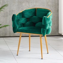 1인윙체어 패브릭 안락 거실 북유럽 라운지 의자, D.녹색