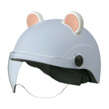 배터리 전기 자동차 헬멧 여성 여름 선 스크린 여성 안전 헬멧 사계절 일반 헬멧 여름 UV 보호 하프 헬멧, 미 데일란 [흑곰 귀], 평균 크기