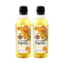백설 카놀라유 500ML 2개