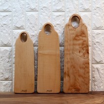 미목 메이플 나무 서빙보드 우드트레이 빵 수제도마 서빙보드/빵도마, 1개, 내츄럴 소(350X110X25mm)