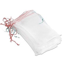 블루베리 방조망 고추 그물망 호박 오이 참외 보호망 50 pcs 가방 정원 식물 과일 졸라매는 끈 가방 곤충 모기 버그 장벽 가방 메쉬, 03 다크 카키