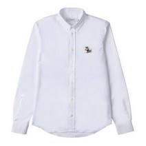 [라벨루쏘] [메종 키츠네] 드레스드 폭스 패치 코튼 셔츠 KM00488WC2010 WH /2