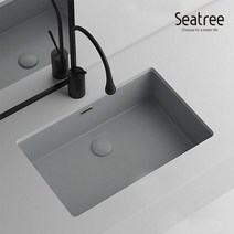[씨트리] 언더볼 세면대_ST-L040U_GR 그레이, 단품