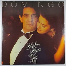 (중고LP) DOMINGO SAVE YOUR NIGHT FOR ME 1991년 발매 라이센스 (자켓 상태 A. 음반 상태 AA. 해설지 있음)