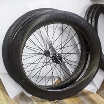 자전거 Toray T700 80mm 프로파일 딤플 휠 공기 역학적 전면 및 후면 2 년 보증 TT 클린 처 도로 카본 휠 700C 삼발이휠, 511SB- 후면 58, 511SB-Front 58