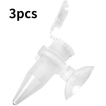 자동 물고기 피더 소금물 새우 레드 웜 먹이 깔때기 컵 음식 도구 수족관 액세서리, 3pcs
