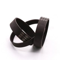 HTD3M 블랙 고무 타이밍 벨트 204231mm 둘레 폐쇄 루프 폭 동기 부품 높은 변속기 효율, 01 10mm_03 3M-210mm_01 1pcs