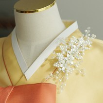 살롱드메리 로렌B 한복 브로치 혼주 한복용 악세사리 결혼식