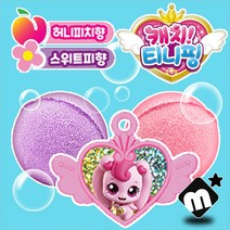 캐치티니핑 거품 목욕놀이 유아 바스볼 피규어 입욕제 물놀이 버블 장난감, 단품