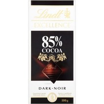 독일직구 Lindt Excellence-Dark Chocolate - 85% 코코아(100g) - 2개 팩, 상세참조, 100g
