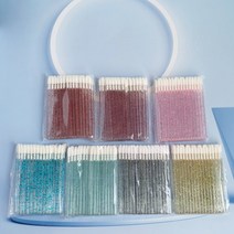 Soo 일회용 립 브러쉬 랜덤색상 100개