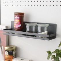 자석 철제선반 현관문 냉장고 부착 못안박는 선반 - 2022975EA, 본상품선택, 화이트