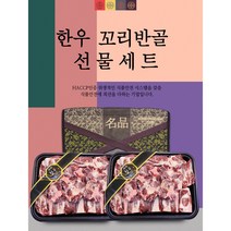 소꼬리 선물세트 사골 곰탕 한우꼬리반골 3kg 엑셀 169번, 한우 꼬리반골 프리미엄 선물셋트(3kg)