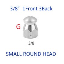 고압세척노즐 하수구청소노즐 높은 준설 노즐 플러싱 청소 하수도 흔들림 회전 파이프 스테인레스 스틸 압, 13G