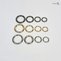 [세아퀼트] 가방 O링 오링 30mm 35mm 40mm 45mm(내경), 35mm흑니켈