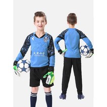 어린이 훈련 골키퍼 학생 어른 키즈 축구 유니폼 세트, xxxs 오렌지색 바지 정장