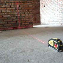 레이저 레벨기 직선 크로스 도트 5.5m 줄자, 표준, 1개