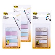 쓰리엠 포스트잇 플래그 분류용 필름 684 METAL + 684 GRDNT 파스텔 2p, 혼합색상, 4세트