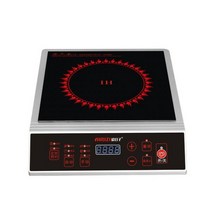 1구 인덕션 쿠커 3500w 220V 핫 플레이트 요리 쿡탑 스토브 오븐 인덱션, 검은색, CN