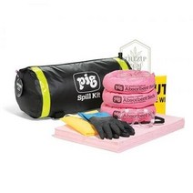 지게차전용 산업용흡착포 흡착포 케미컬흡착제 패드 NEWPIG 가방형 스필키트 KIT803 불산 가성소다, 1