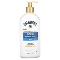 골드 본드 힐링 하이드레이팅 로션 알로에 14온스 396g - 396.89g