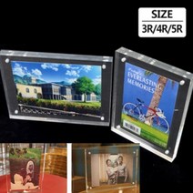 아크릴 자석액자 5R 아크릴메뉴꽂이 메뉴꽂이