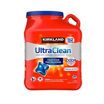 코스트코 울트라 클린 세탁 캡슐 세제 프레쉬 향 152 팩, 152개입, 1개