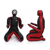 주짓수더미 하프가드 유도 격투기 샌드백 MMA 훈련, 노란색 검정색