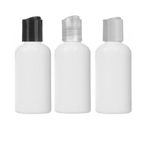 프레스캡 30ml 50ml 60ml 75ml 80ml 100ml 똑딱이캡 공병 화장품, 50ml백색 타원형 흰색캡