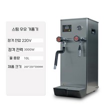 카페 스팀머신 업소용 전동 우유스팀기 우유거품기, D. 10L 스팀+온수