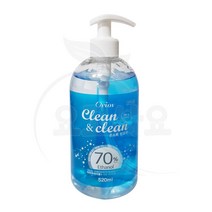 오릭스 클린앤클린 어드밴스드겔 에탄올 70% 손소독제 520ml, 1개
