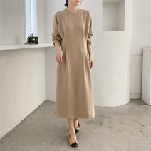 코지 여자 3040대 직장인 핀턱 허리라인 롱원피스