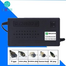 배터리충전기 충전기 전기 자전거 인산염 이온 철 리튬 배터리 폴리머 충전, 04=Li54.6V5A_Cannonheadplug