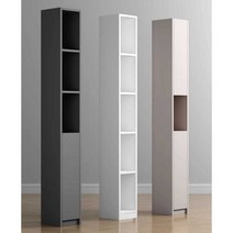 베란다수납장 세탁실틈새수납 키큰선반장 창고장 다용도실장 보조주방수납, 그레이-20 (상하도어)