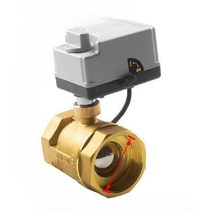 전동구동기 지역난방 보일러 제어 각방밸브 코베스트, 황동 손 2인치/57mm  NC AC220V