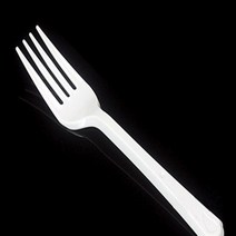 포크(백색벌크/ 백색개별포장) / 개별포장 / 업소용 / 식당 / 배달업체 / 카페 / 대용량 / 100p, 1개
