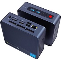 Beelink SEI12 미니 PC 16GB RAM 500GB M.2 SSD 12번째 인텔 I5-1235U(10C/12T 최대 4.4GHz) 컴퓨터 마이크로 듀얼 디스플레이/Wi, 기본