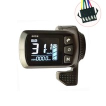 속도계 전기 자전거 LCD 디스플레이 엄지 시프터 핸들 포함 스쿠터 GZ3 패널 부품 24V 36V 48V 52V 60V, 3.GZ3 Z
