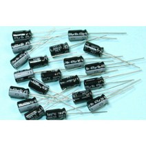 알루미늄 전해질 캐패시터/콘덴서/Capacitors - 10개 묶음 0.1%의 비밀, 100uF(25V)