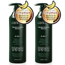 청춘샴푸 케리케어 자연 갈변 샴푸 400ml 새치염색샴푸 흰머리염색샴푸, 2개