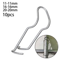 비닐하우스 파이프 조립식 자재 10pcs 11-20mm 지원 고정 클램프 커넥터 스틸, 20mm