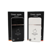 그린애플 휴대용 USB 충전식 전기 면도기, 블랙, RSCW-1880