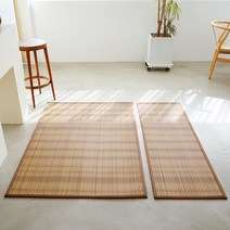 내츄럴 폴리라탄 러그+주방매트 150x200