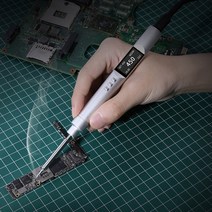 인두기 PTS200 스마트 납땜 인두 100W MAX ESP32 PD3.0 오픈 소스 T12 TS101 PINE64 와 호환 가능, [03] D24, [01] 은, 01 은_03 D24, 01 은_03 D24