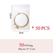 PVC가방 투명가방 셀프 씰링 쥬얼리 가방 두꺼운 목걸이 팔찌 지 플락 백 스토리지 홀더 산화