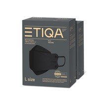 에티카 에어라이트 스탠다드 KF94 대형 블랙 8매입 보건용 마스크 X 2개 총16매, KF94 대형 블랙 8매입 x2개